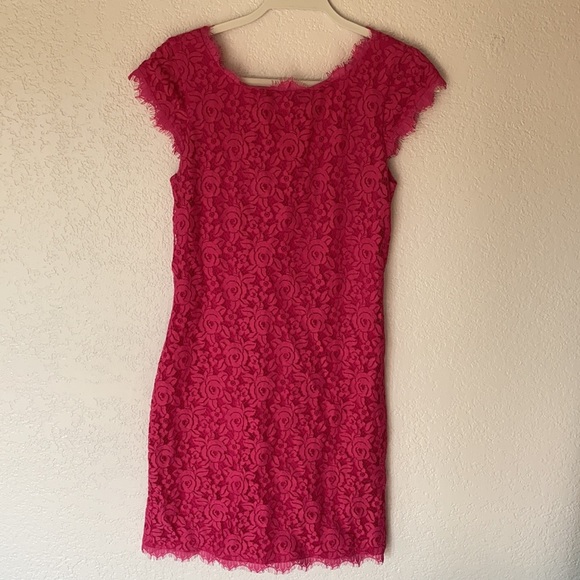 DIANE VON FURSTENBERG Barbara lace mini dress - Picture 3 of 7